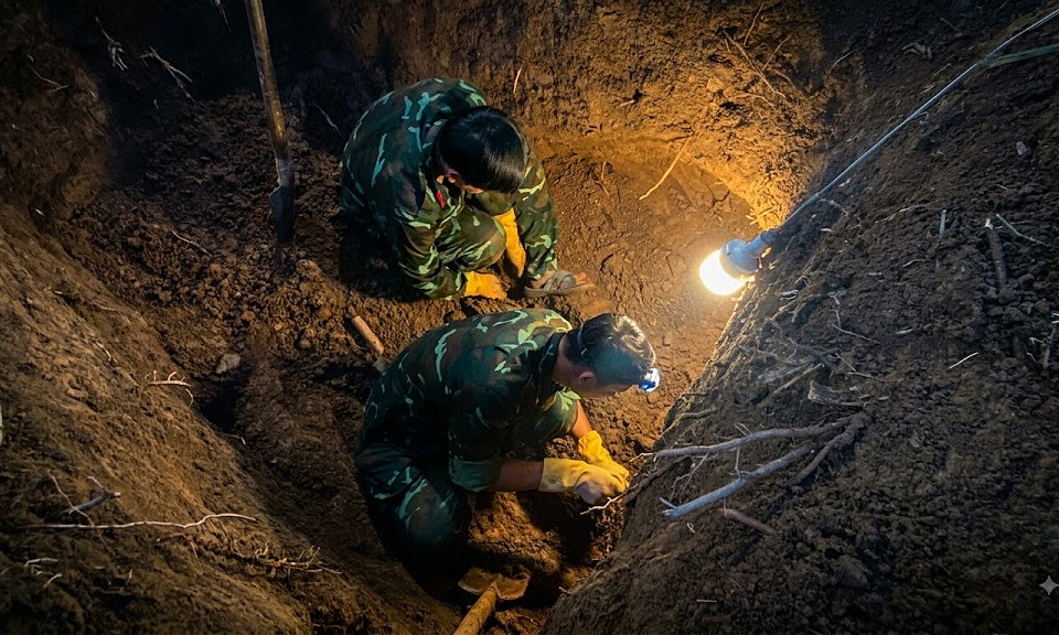 42 remains of fallen soldiers discovered in Dong Thap coconut garden