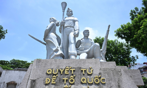 Planned relocation of 'Quyet tu de To quoc quyet sinh' monument to the Capital High Command