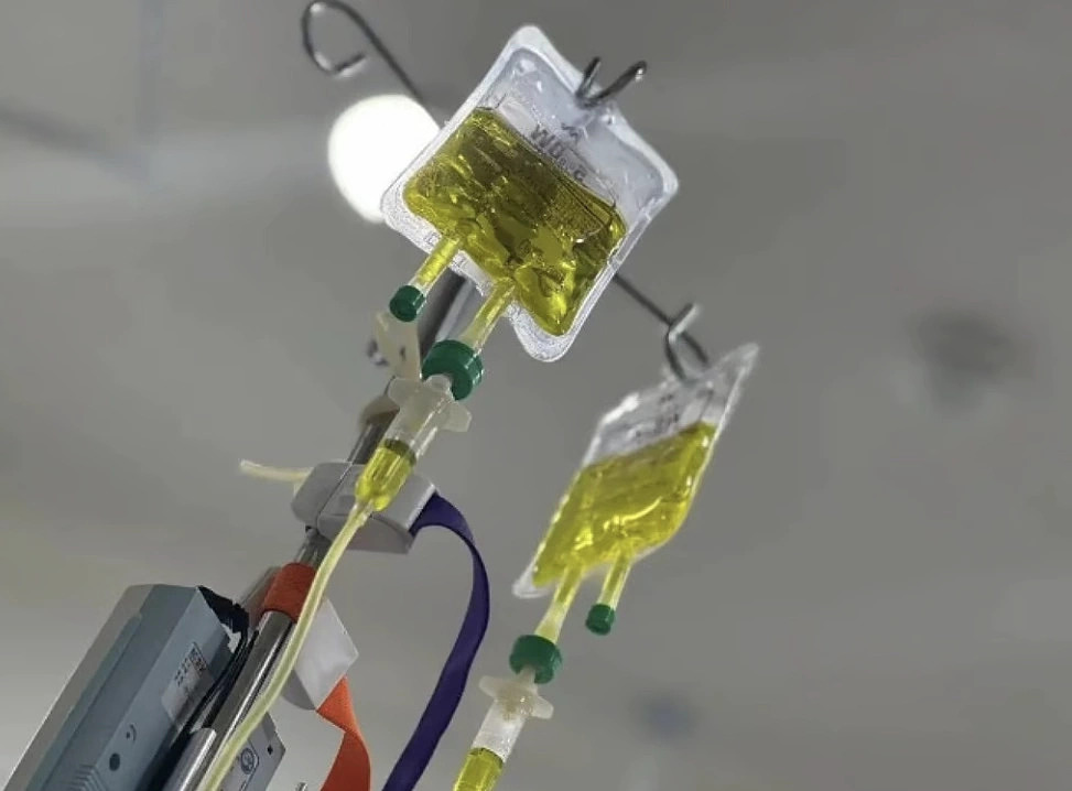 Nearly lost his life after 3 days of self-administered IV drips during a heart attack