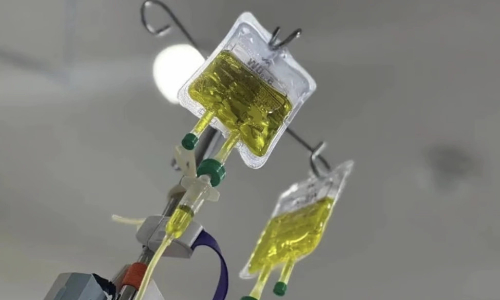 Nearly lost his life after 3 days of self-administered IV drips during a heart attack