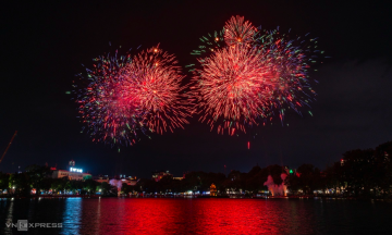Hanoi celebrates National Day with fireworks