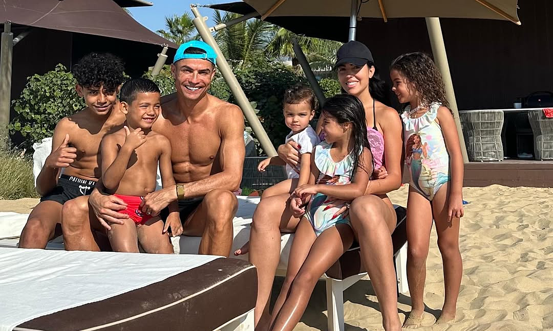 Georgina Rodriguez 'adopts Ronaldo's three children'