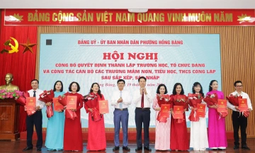 Hai Phong announces 780 schools after merger
