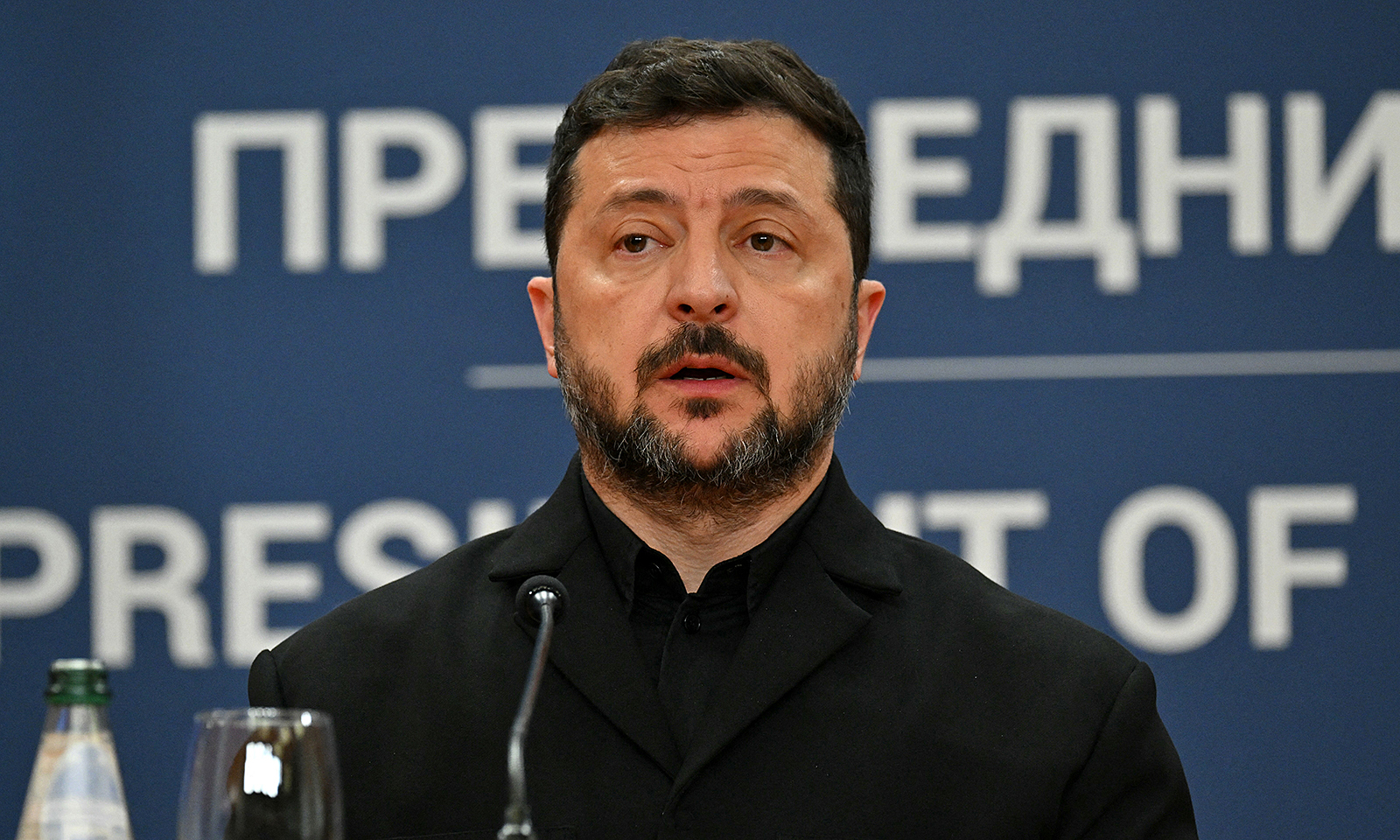 President Zelensky warns of 'tsunami splitting Ukraine'