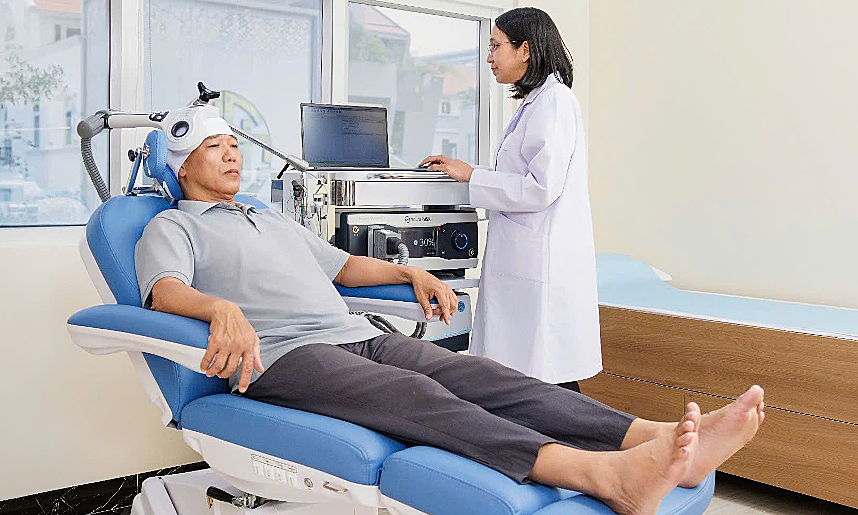 How transcranial magnetic stimulation is used after stroke