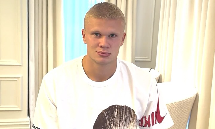 Erling Haaland causes a stir with new haircut
