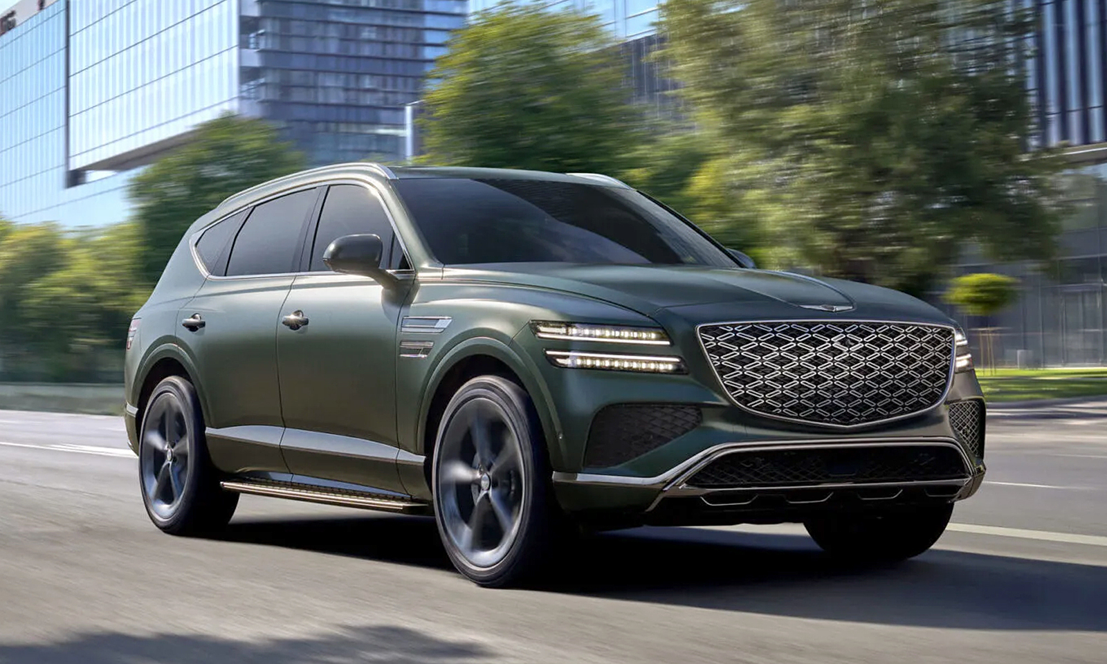 South Korean luxury vehicle Genesis GV80 hybrid unveiled