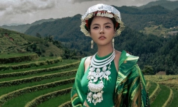 Attire inspired by terraced fields