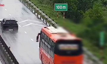 Fines for failing to maintain safe distance on Phap Van - Nghi Son expressway