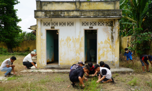 Schools where students get soaked in rain, queue for restrooms