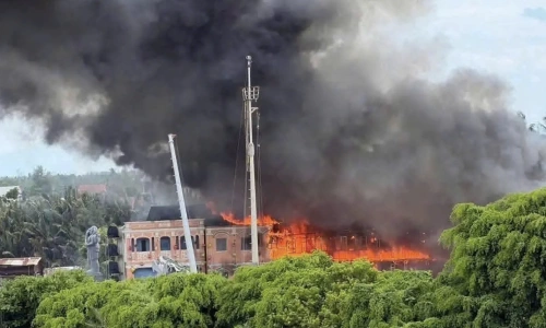 Fire erupts at Hoi An Memories Island stage