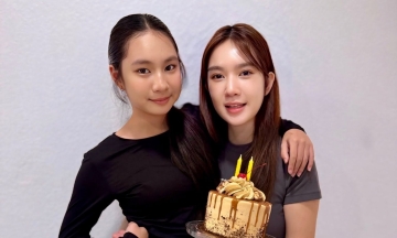 Ly Hai's 13-year-old daughter's style