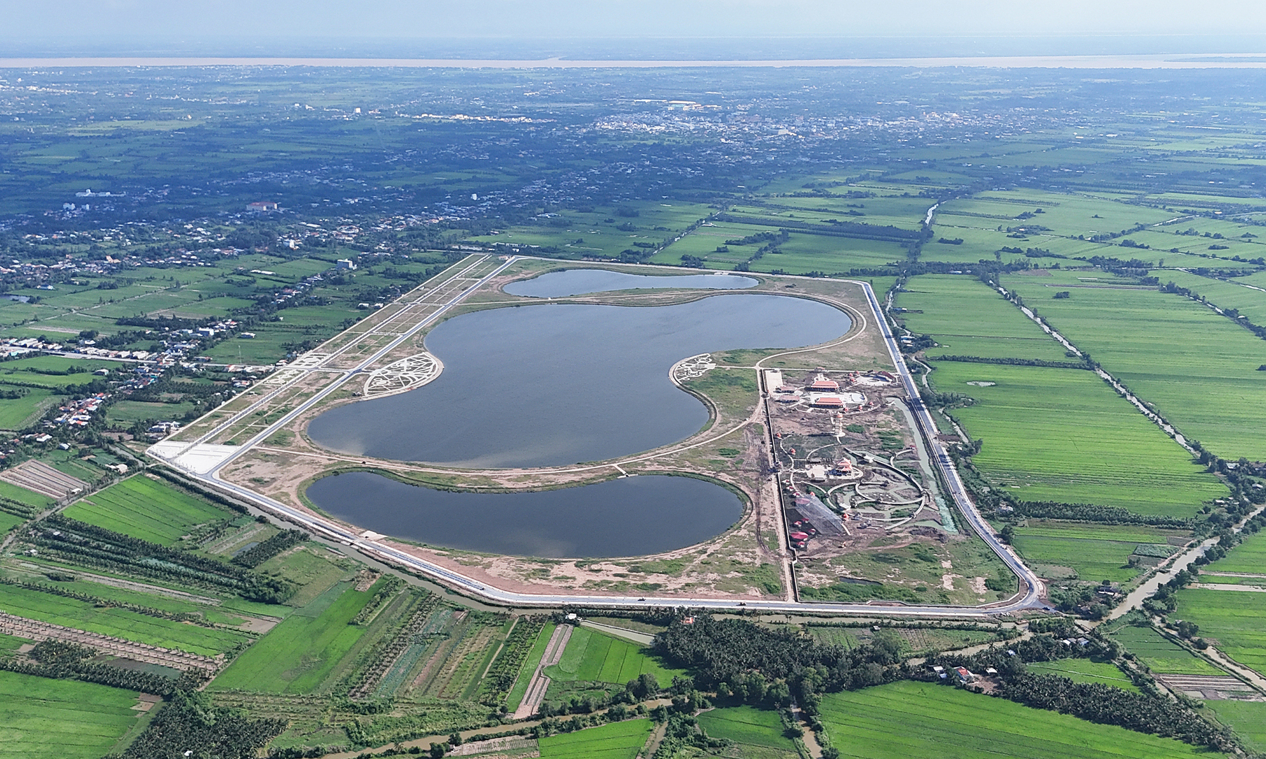 Mekong Delta's third largest freshwater reservoir takes shape