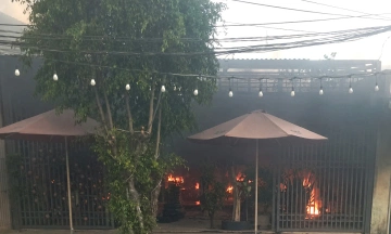 Arson at lover's house after dispute