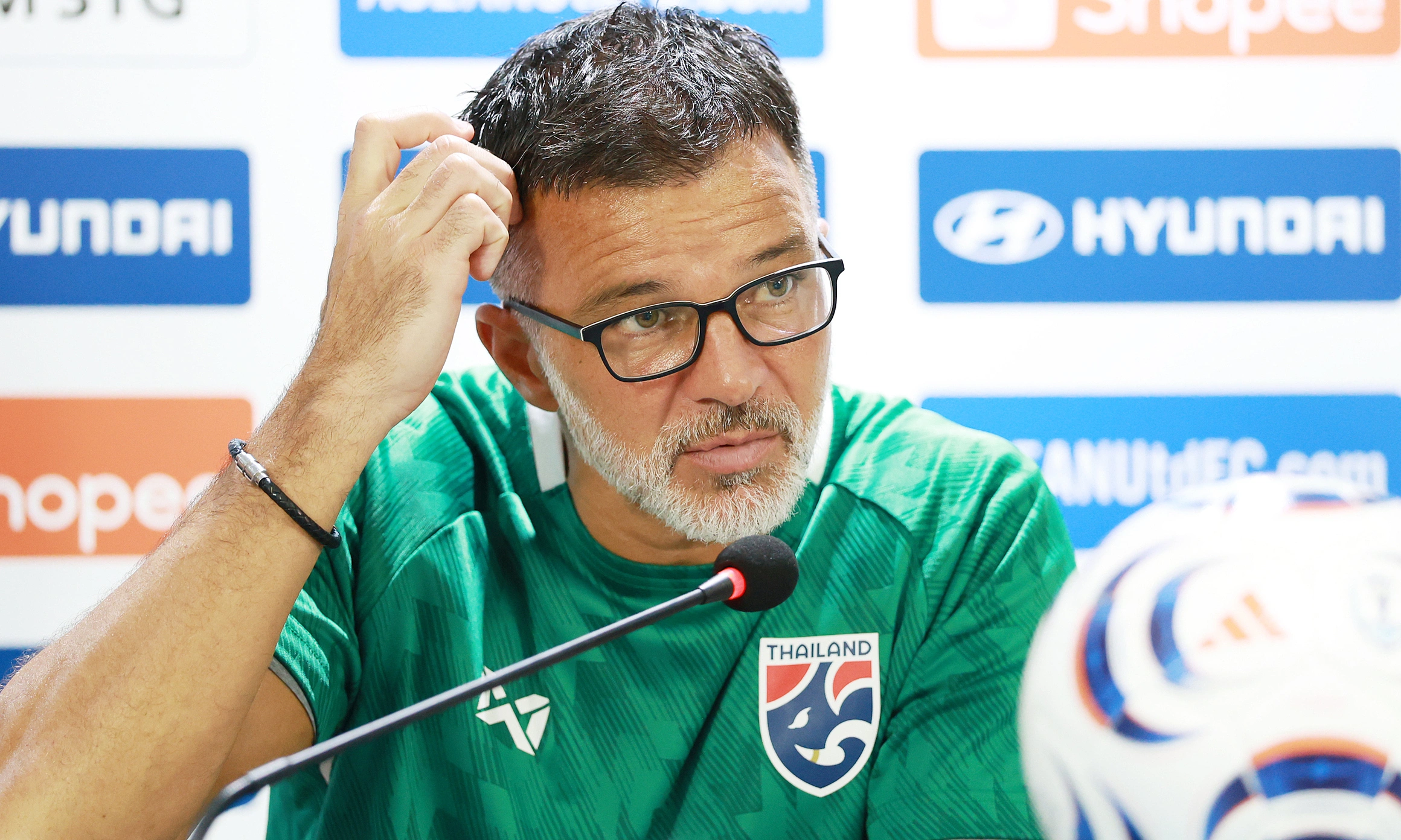 Thailand coach holds press conference after finishing second in ASEAN Cup 2026