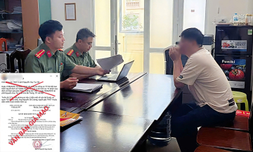 Man fined for posting fake indictment decision on "Nguyen Huy Tu street accident"
