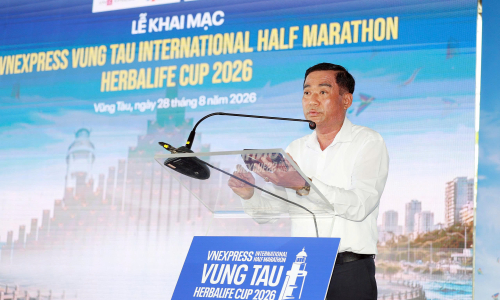 Vung Tau leader: "Running race helps visitors explore the coastal city"