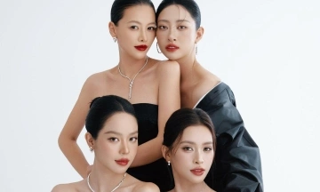 Four Vietnamese beauty queens grace L’Officiel cover in Chaumet jewelry