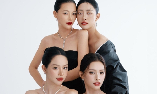 Four Vietnamese beauty queens grace L’Officiel cover in Chaumet jewelry