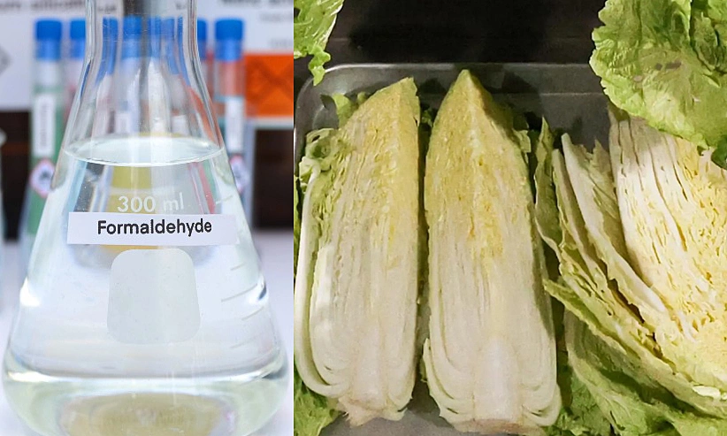 Health risks from consuming formaldehyde-soaked food