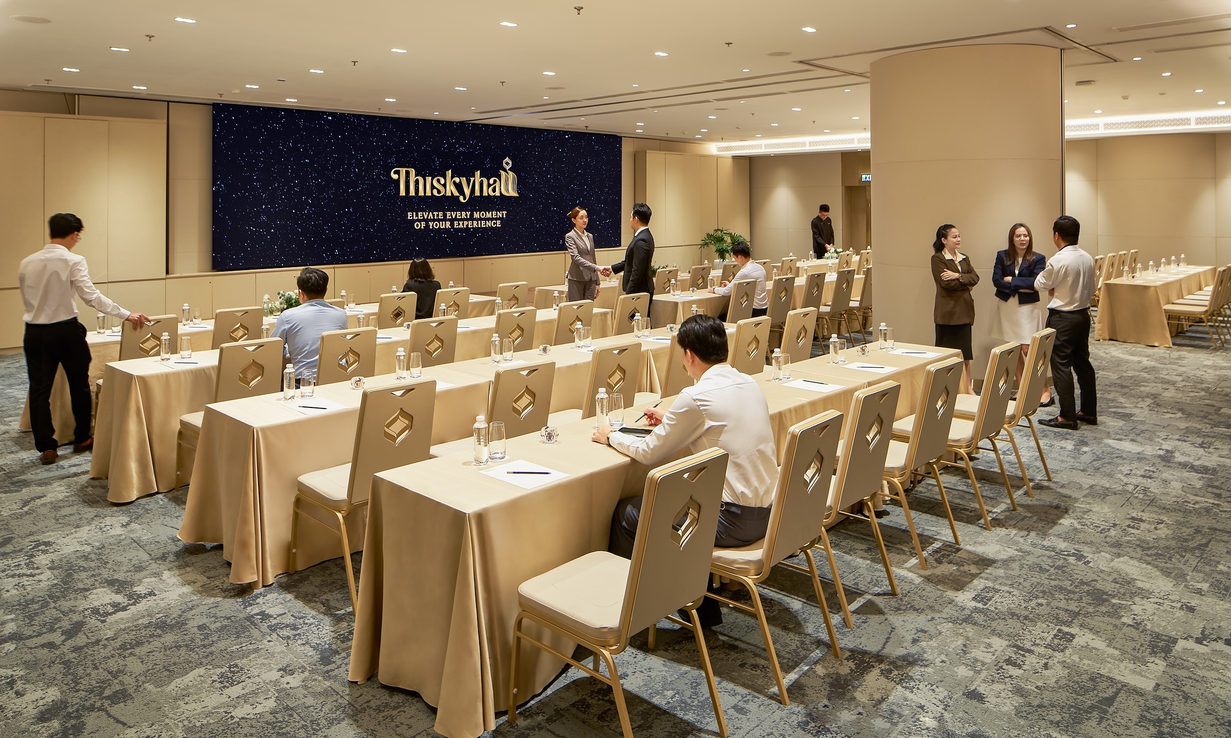 Flexible event spaces for 30 guests at Thiskyhall Sala