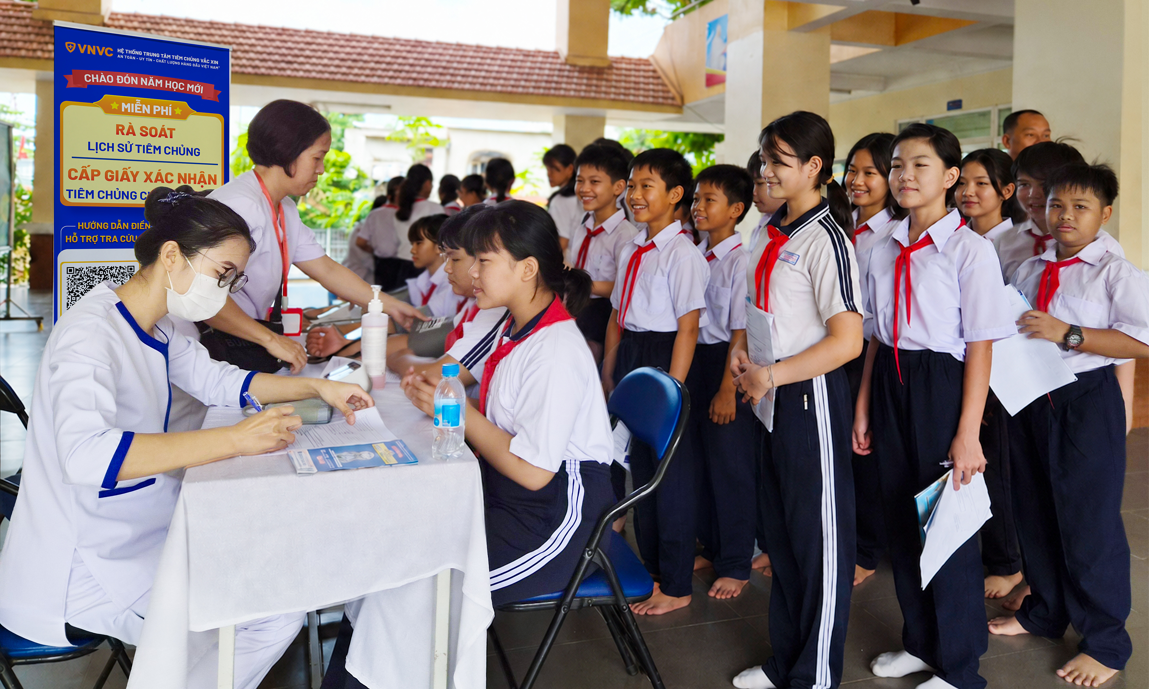 Over 200,000 students receive vaccination review before school year