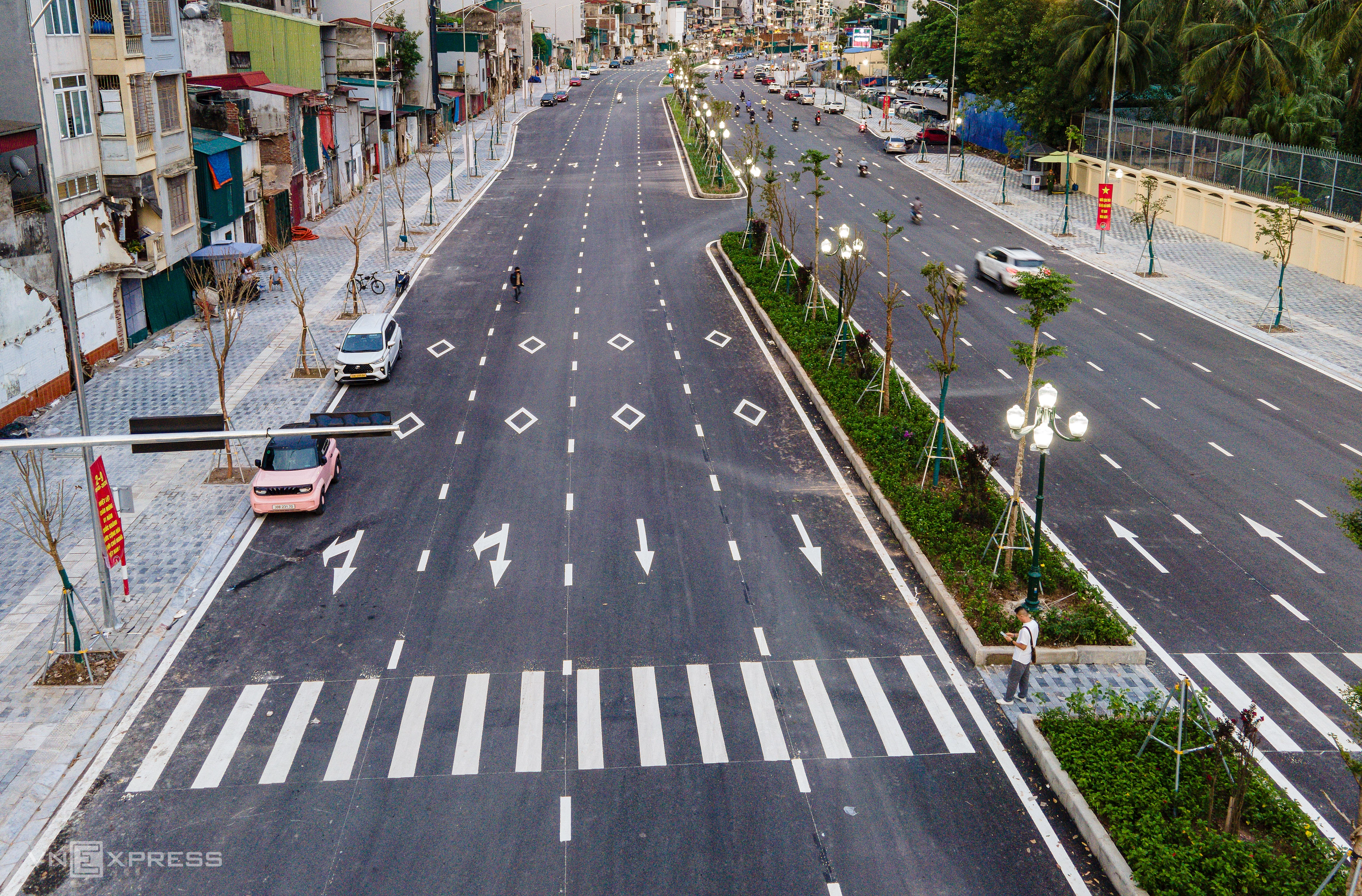 Hanoi's belt road 1 before technical opening day