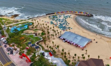 Da Ong Dia beach in Phan Thiet renovated into a park