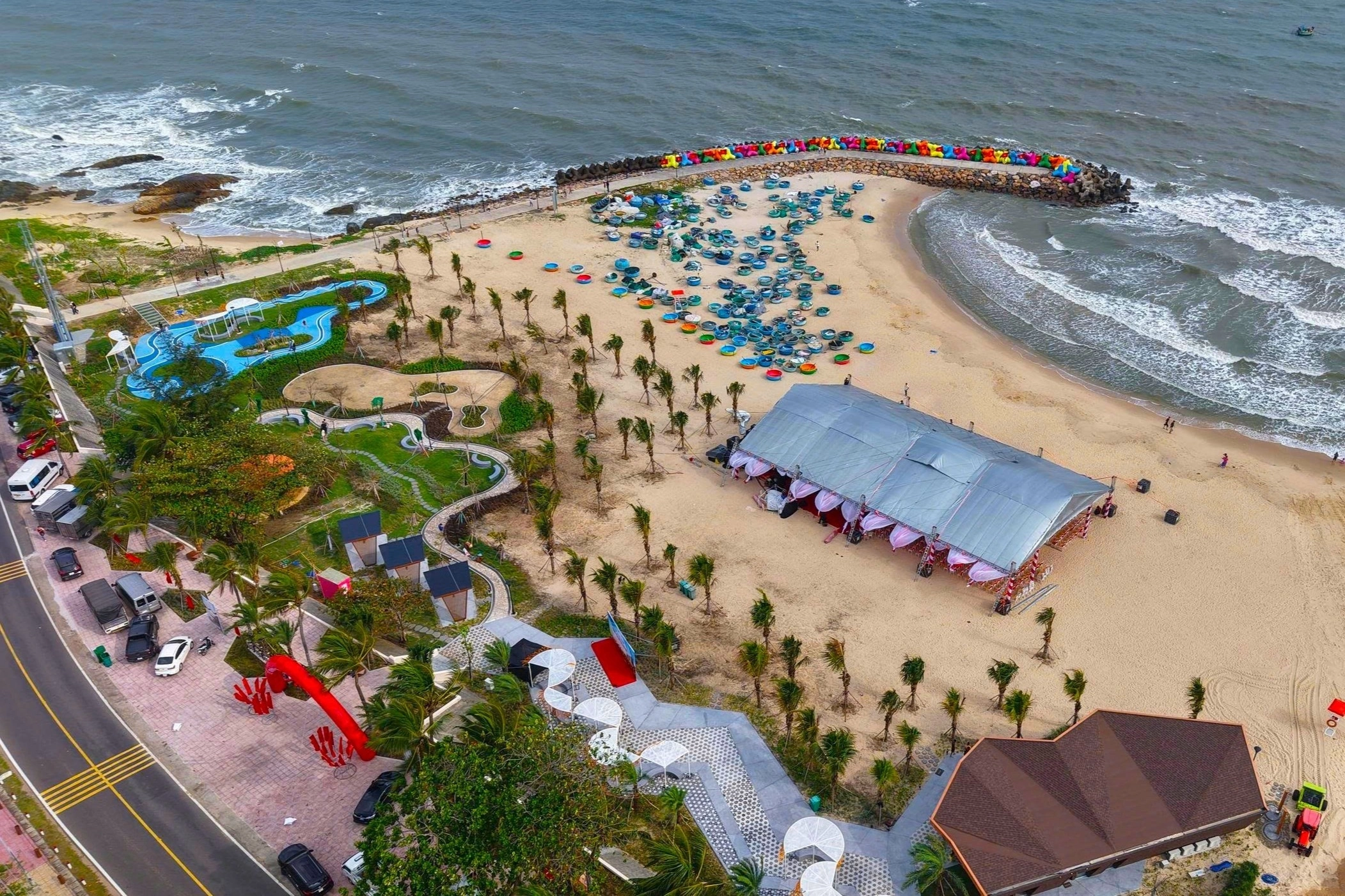Da Ong Dia beach in Phan Thiet renovated into a park