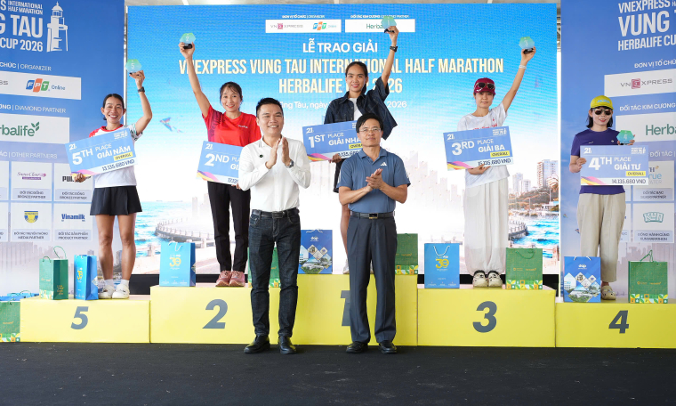 Results of VnExpress Marathon Vung Tau Herbalife Cup 2026