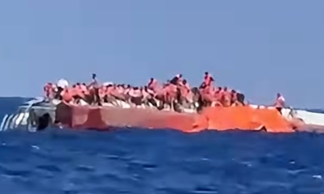Ferry carrying about 260 passengers capsizes off Cyprus