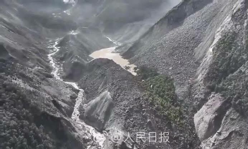 Landslide-dammed lake formed after Nepal flash flood has drained