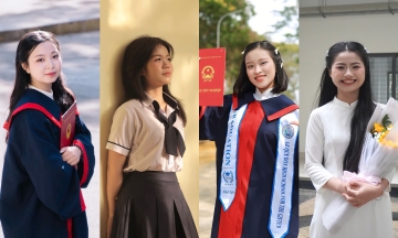 Four female students gain admission to Military Medical Academy with 30/30 points