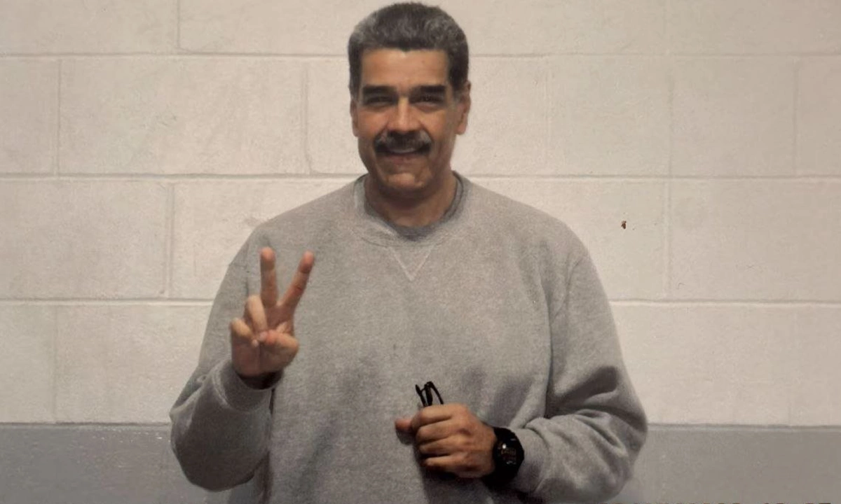 First photos of Maduro in US detention