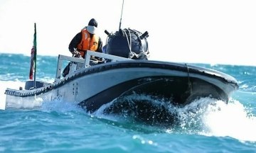 Iran claims oil tanker hit mine, caught fire in Hormuz