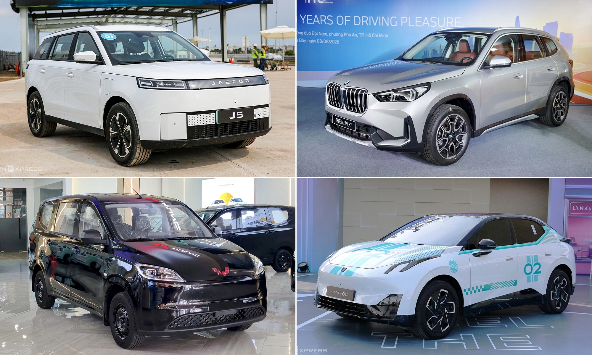 A series of new cars launched for Vietnamese customers in august