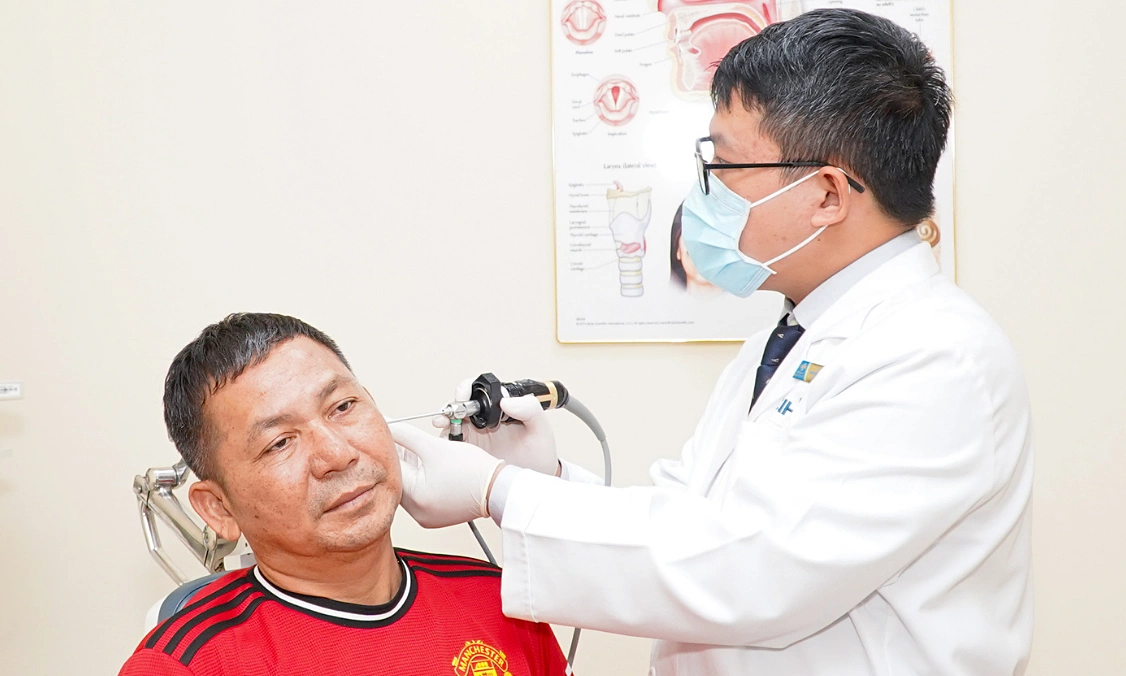Six trans-tympanic injections help man improve hearing