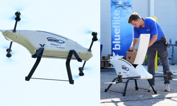 Car dealership uses drone to deliver auto parts to avoid traffic