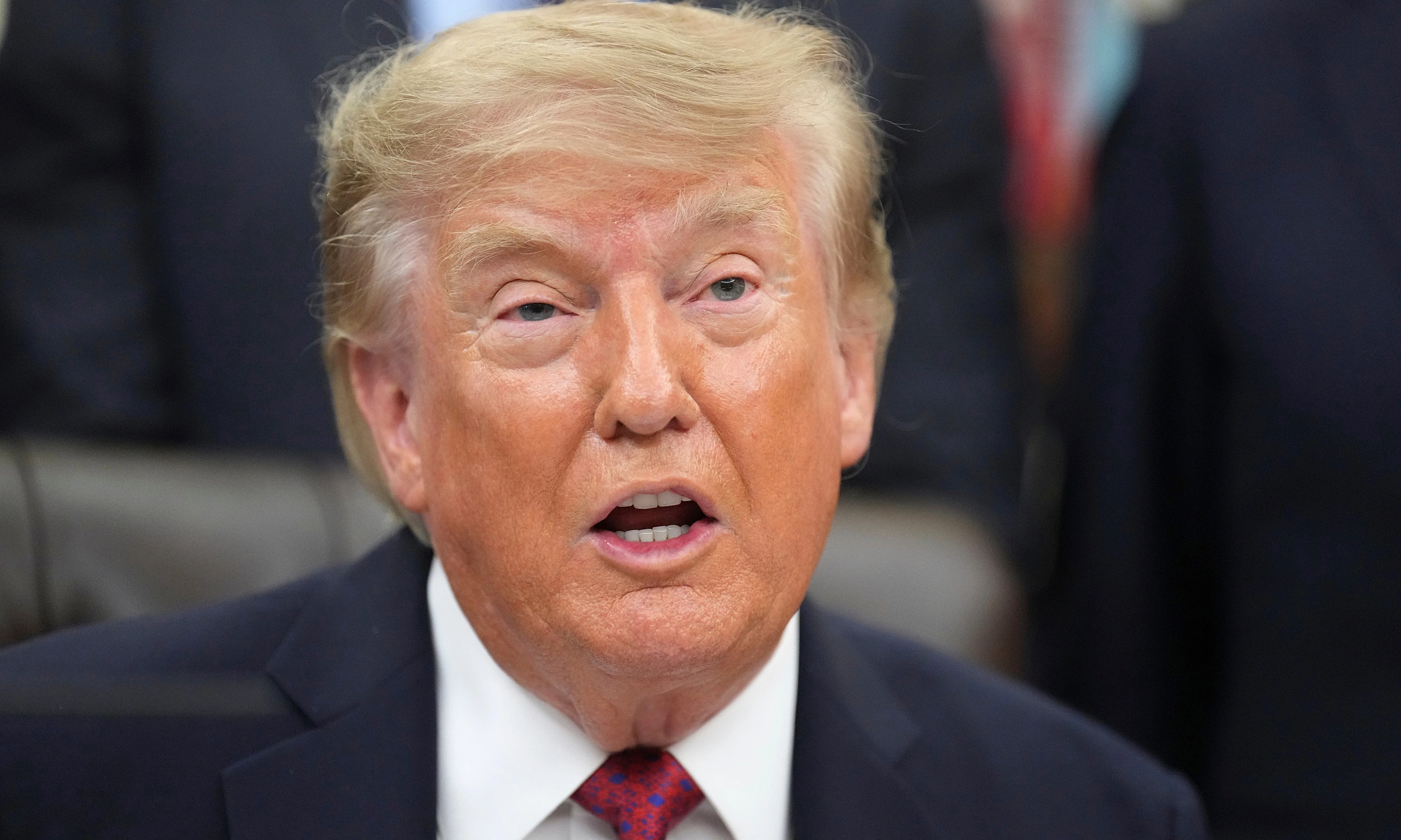 Trump criticizes question on using nuclear weapons against Iran