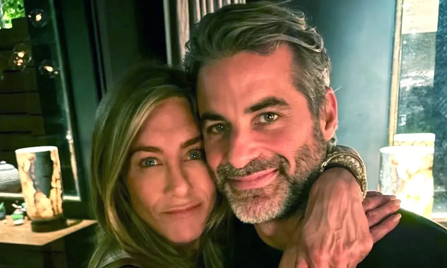 Jennifer Aniston's boyfriend feels fortunate to be with her