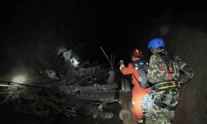 Nepal rescue efforts repeatedly hit dead ends searching for hydropower workers trapped in tunnels