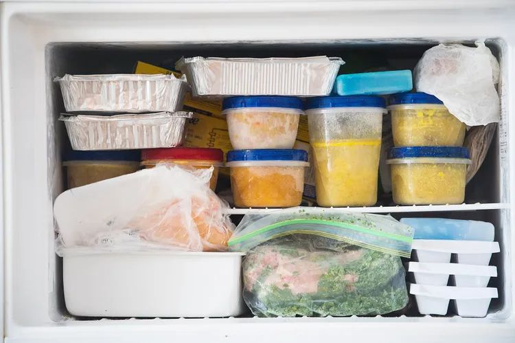 How long can food be stored in a freezer?