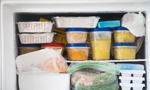 How long can food be stored in a freezer?