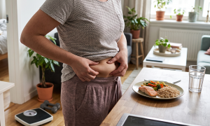Why do people gain belly fat after 35, even with a modest diet?