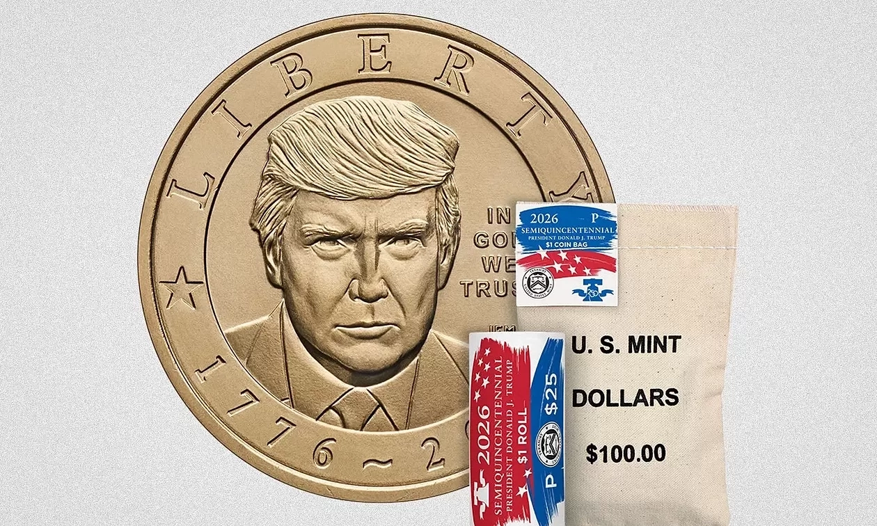 Trump-emblazoned coins sell out rapidly