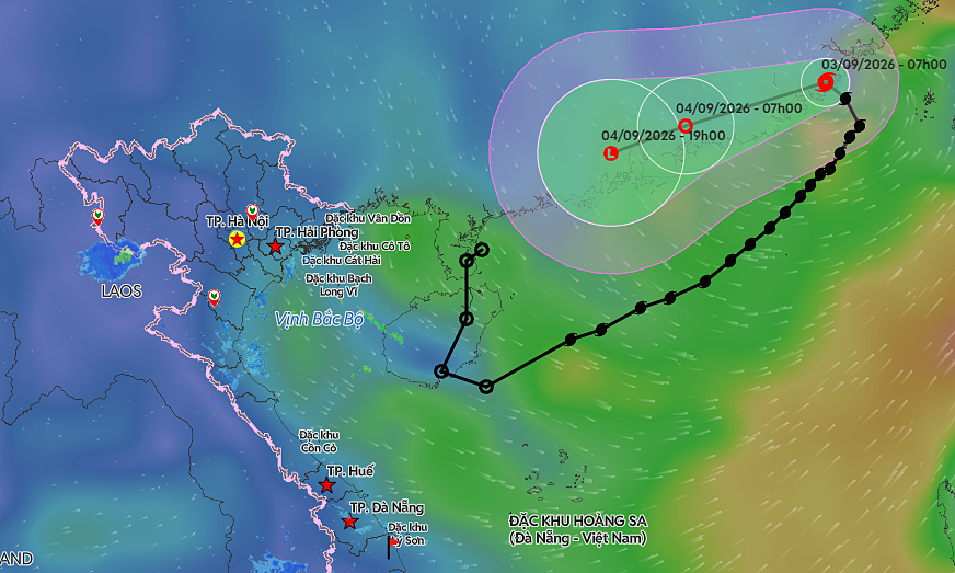 Typhoon Saudel forecast to weaken upon landfall in China on 4/9