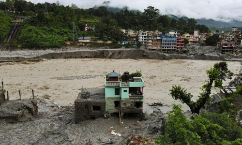 The 'miraculous green house' that withstood Nepal's flash flood