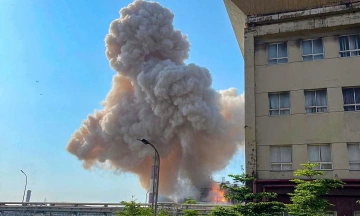 Formosa's hot blast stove catches fire