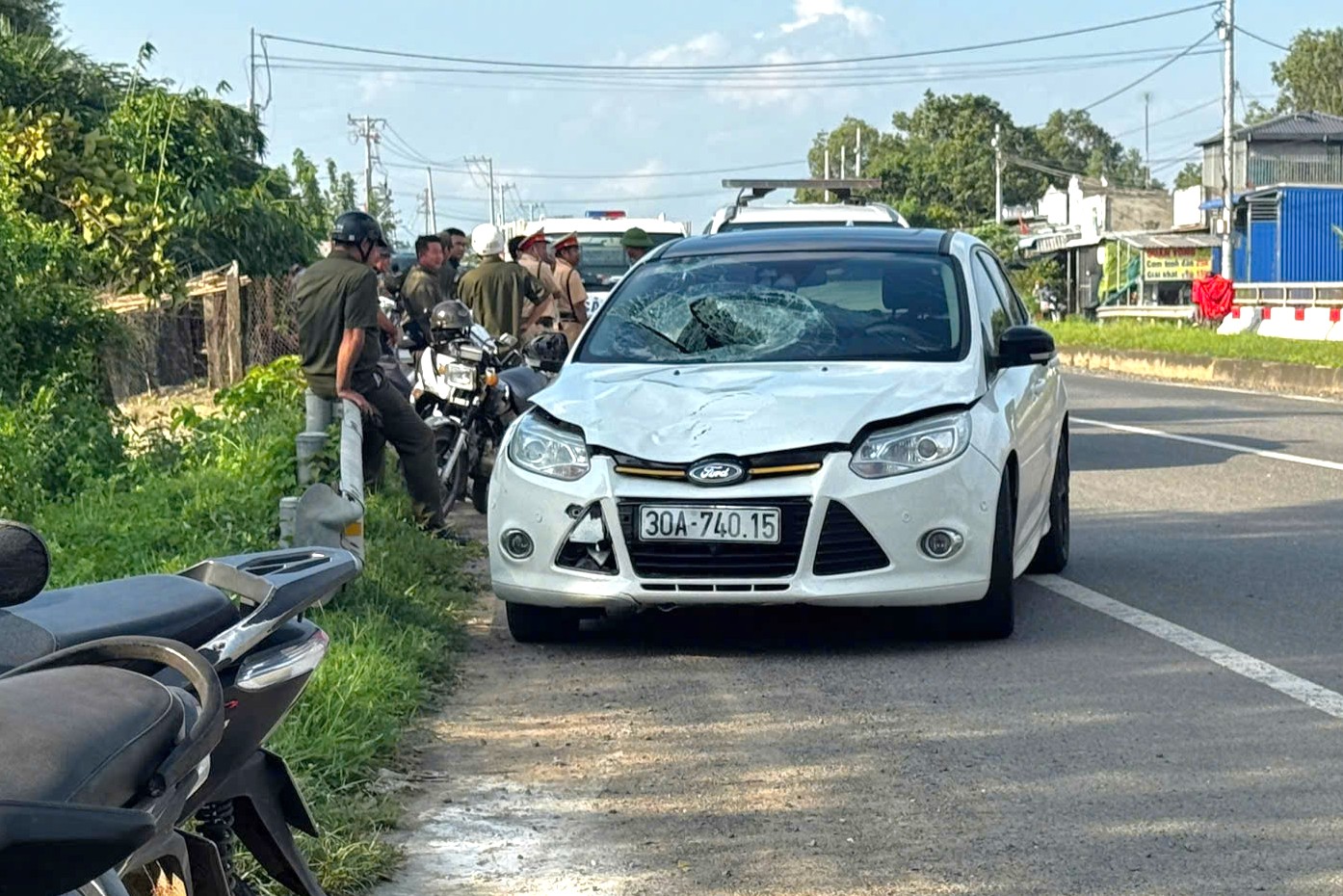 Road maintenance worker killed by car on National Highway 1