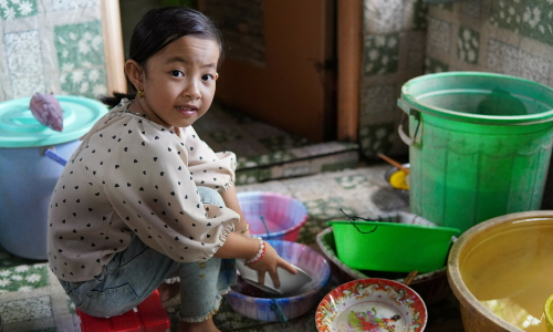 The fear of the orphaned schoolgirl